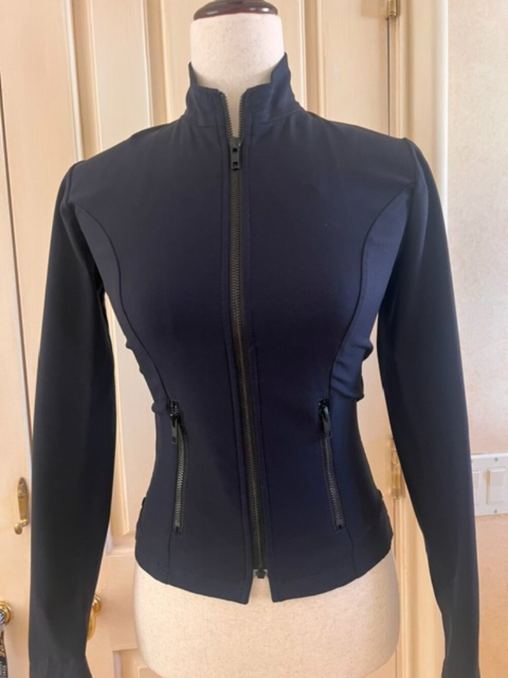 Equestrian Warm Up Jacket, Charles Ancona Brand, Size XXS, Black